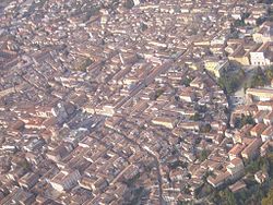 Skyline before 2009 earthquake