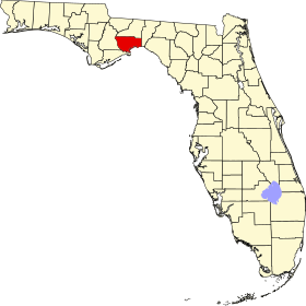 Localisation de Comté de Wakulla(Wakulla County)