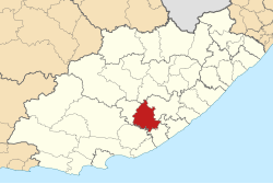 Location in the Eastern Cape