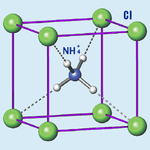 Unit cell of ammonium chloride