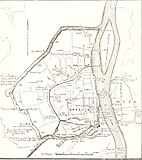 Plattegrond door H. Brugmans en C.H. Peters, 1909