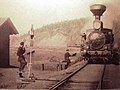 Trans-Siberian railway, the west side of Khilok station, Chita oblast. Photo taken in 1903