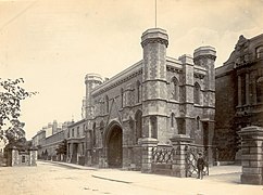 The gateway in c.1893 after George Gilbert Scott's restoration