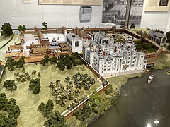 Richmond Palace model Thames side Museum of Richmond.jpg