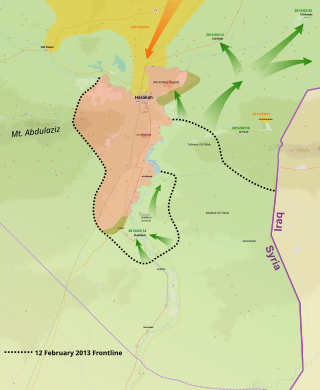 <span class="mw-page-title-main">Battle of Shaddadi (2013)</span> Military operation of the Syrian civil war