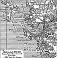 Historical map of Pula (Pola) (1888)