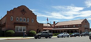 Alamosa County Courthouse in Alamosa (2012). Dieses 1938 fertiggestellte Courthouse des County ist seit September 1995 im NRHP eingetragen.[1]