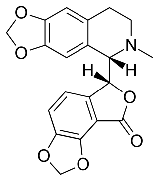 <span class="mw-page-title-main">Bicuculline</span> Chemical compound