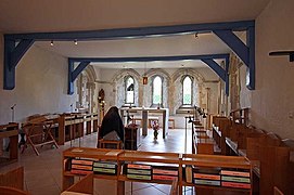 Nun at prayer in the chapel