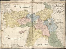 A detailed map of Palestine from the century