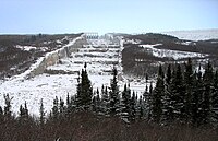 The Robert-Bourassa (LG-2) spillway, on Quebec's La Grande River.