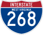 Interstate 268 marker