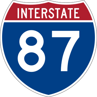 <span class="mw-page-title-main">Interstate 87 (North Carolina)</span> Interstate Highway in Wake County, North Carolina, United States