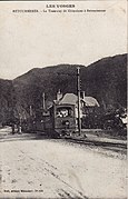 Tramway de Gérardmer, à la même époque à Retournemer