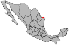 Map of Mexico highlighting the city of Reynosa Image: Mixcoatl.