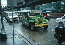 A jeepney in Manila. Manila-jeepney.jpg