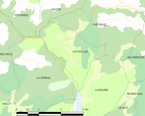 Poziția localității La Forclaz