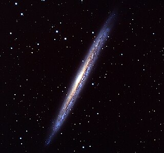 <span class="mw-page-title-main">NGC 5907</span> Galaxy in the constellation Draco