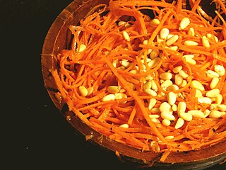 <span class="mw-page-title-main">Carrot salad</span> Salad made with carrots