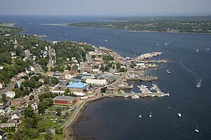 Imagem aérea de Pictou