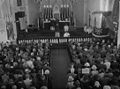 A service in the original cathedral in 1928