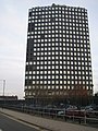 Wembley Point skyscraper, next to the North Circular Road