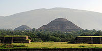 Pyramids of Teotihuacán general view