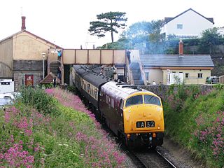 Watchet railway station Heritage railway station in Somerset, England