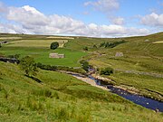 Whitsundale Beck joins the River Swale