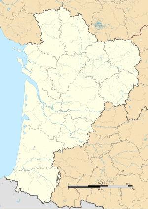 Les Aubiers is located in Nouvelle-Aquitaine