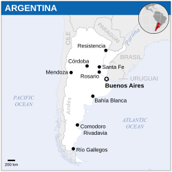 Lokasi Argentina