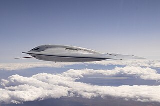 <span class="mw-page-title-main">Northrop Grumman B-21 Raider</span> American stealth bomber aircraft