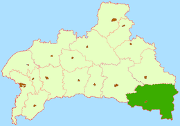 Distretto di Stolin – Localizzazione