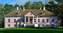 Järlepa manor house in 爱沙尼亚.