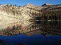 East aspect of Gale Peak seen from Lillian Lake