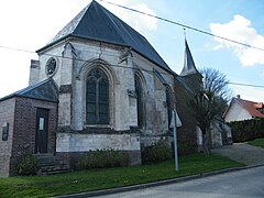 Le chevet de l'église.