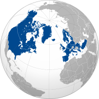 Karte der NATO-Mitgliedstaaten