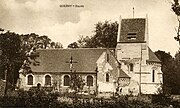 L'église reconstruite pratiquement à l'identique vers 1925.