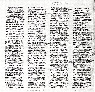 <span class="mw-page-title-main">Codex Sinaiticus</span> 4th-century handwritten Bible copy in Greek