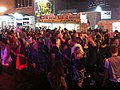 Tronik DJs play at the sellout Soundscape street party