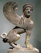 Sphinx, Greece, حوالى 530 BCE