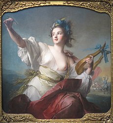 Terpsichore tableau de Jean-Marc Nattier (1739), Musée des beaux-arts de San Francisco