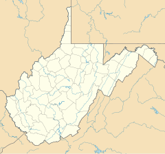 Минден на карти West Virginia