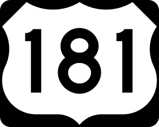 <span class="mw-page-title-main">U.S. Route 181</span> Highway in Texas, United States