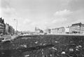 View in 1972 from the IJ tunnel to the Waterlooplein.