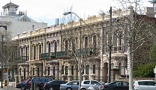 Terraced housing on North Terrace.