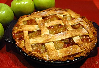 <span class="mw-page-title-main">Apple pie</span> Dessert pie made with apples