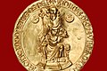 Image 14The seal of the Golden Bull of King Andrew II of Hungary from 1222 (from History of Hungary)