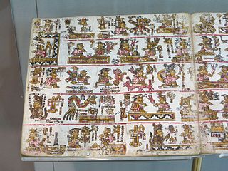 <span class="mw-page-title-main">Codex Bodley</span> Mesoamerican pictographic manuscript created before the Spanish conquest of Mexico