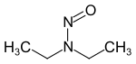 Strukturformel von N-Nitrosodiethylamin